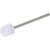 WENKO WC-Reinigungsbürste, Set, 3 St., aus Edelstahl-Kunststoff, weiß, Durchmesser 8 cm