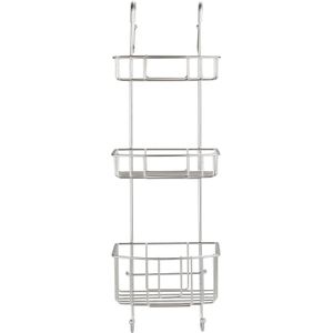 Wenko douchecaddy 3-laags olesi RVS mat