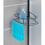 WENKO - Dolcedo - Telescopisch Doucherek - Zwart - RVS