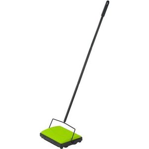 Maximex Teppichkehrer Grün, 28 x 105 x 19 cm, Grün, Eisen schwarz, Eisen grün, Polypropylen schwarz - grün
