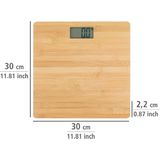 WENKO - Pèse-personnes - Bambou - LCD - Capaciteit 180 kg