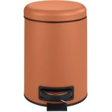 Wenko - Leman - Cosmetica Pedaalemmer - Terracotta - Staal