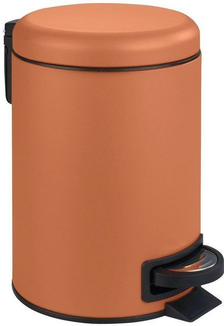 Wenko - Leman - Cosmetica Pedaalemmer - Terracotta - Staal