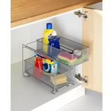 WENKO - Gioma - Ladenrek - Zilver - Metalen - Voor Keuken en Badkamer