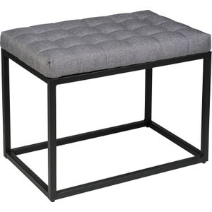 WENKO Sitzbank Amandola 25386100 schwarz Metall 59,0 cm
