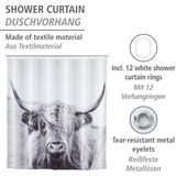 Yak - Himalaya Douchegordijn - Waterafstotend - 180 x 200 cm