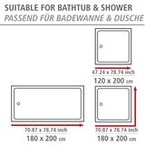 Yak - Himalaya Douchegordijn - Waterafstotend - 180 x 200 cm