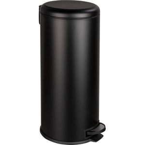 WENKO Leman Mülleimer 30,0 l schwarz