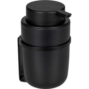 WENKO - Carpino - Zeepdispenser - Zwart - Kunststof en Metaal