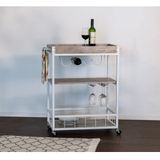 WENKO Etagenwagen Rustico grau 80,0 x 40,0 x 89,5 cm