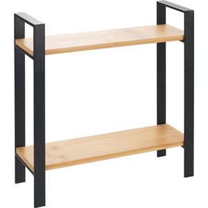 WENKO - Keukenrek Lou - Keukenrek - Zwart - Bamboe
