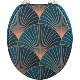 WENKO WC-Sitz Aira blau, Motiv