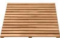 WENKO - Badrooster Indoor & Outdoor - Acacia - Doucherooster - 55 x 55 cm - Antislip-onderzijde