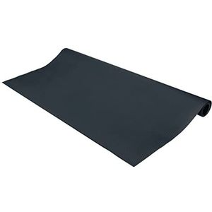 WENKO Zwarte spatbeschermingsmat met antislip effect voor onder de barbecue, waterdichte mat, ideaal voor buiten, beschermt het oppervlak tegen vetspatten, 120 x 60 cm