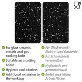 Wenko - Afdekplaten - Zwart/Wit - Slag- en Krasbestendig Glas