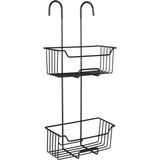 WENKO - Milo - Doucherek - Zwart - RVS - 2 Laags