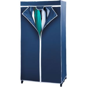 WENKO Stofkast Air Stoffen kast met kledingroede & ritssluiting, ademend vlies
