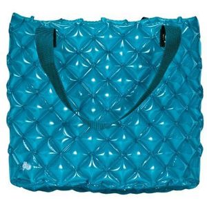 Wenko 4392401100 Schoudertas M Bubble Bag inclusief pomp, kunststof, 46 x 37 cm, turquoise