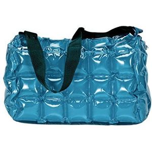 WENKO 4392404100 strandtas Bubble Bag inclusief pomp, kunststof, 37 x 27 x 27 cm, turquoise