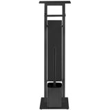 WENKO - Debar - Staande Toiletset - Zwart - Staal