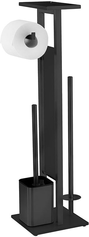 WENKO - Debar - Staande Toiletset - Zwart - Staal