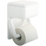 Toiletrolhouder - Wit - Kunststof - Wandmontage