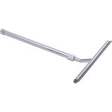 RVS Douchewisser - Uitschuifbaar - Dubbele Rubberen Lip - 26 cm Breed