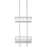 Aldo - Wenko - Doucherek - Roestvrij Staal - 2 Niveaus - 24,5 x 70 x 20 cm