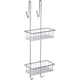 Aldo - Wenko - Doucherek - Roestvrij Staal - 2 Niveaus - 24,5 x 70 x 20 cm