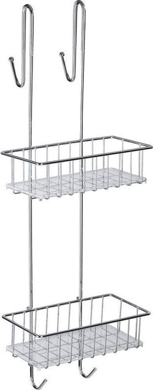 Aldo - Wenko - Doucherek - Roestvrij Staal - 2 Niveaus - 24,5 x 70 x 20 cm