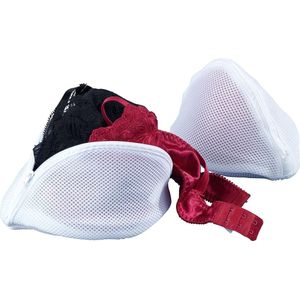 Wenko Waszak Bh Dames 24 X 22 Cm Polyester Wit 2 Stuks