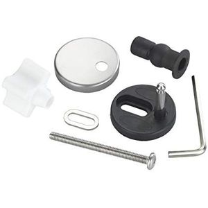 WENKO montageset toiletbril easy-close RVS grijs/zwart