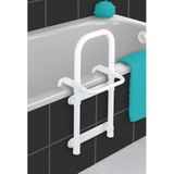 WENKO - Secura Badstarter - Wit - Aluminium - Met Handdoekhouder