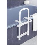 WENKO - Secura Badstarter - Wit - Aluminium - Met Handdoekhouder