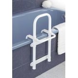 WENKO - Secura Badstarter - Wit - Aluminium - Met Handdoekhouder