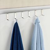 Wenko - Deurhaken - RVS - 6 Stuks - Hoogglans Kwaliteit