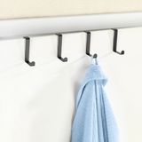 Wenko - Deurhaken - RVS - 6 Stuks - Hoogglans Kwaliteit