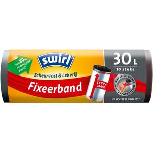 Swirl Pedaalemmerzakken XL met Fixeerband 30 liter 10 stuks