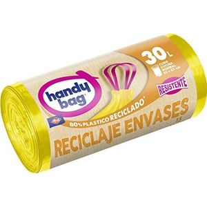 Albal Handy Bag Recycelter gelber M&#252;llsack 30 Liter 15 U