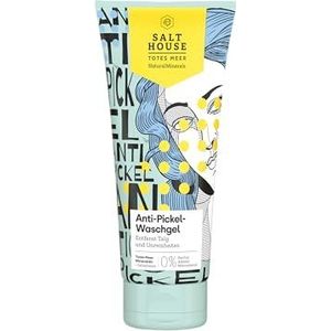 Salthouse Natural Minerals Wasgel, anti-puistjes, reinigt mild en poriëndiep, zacht, met salicylzuur, 200 ml