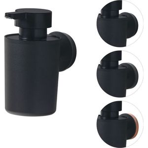 Tiger Urban - Zeepdispenser 180 ml - Zonder boren met TigerFix (apart verkrijgbaar) - Zwart