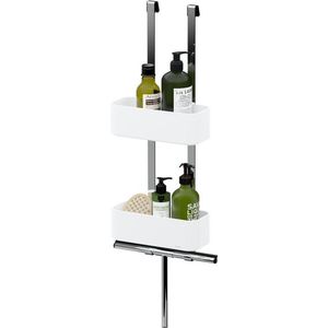 5Five Doucherekje - 2-laags - wit - kunststof - 32x70 cm - Leen Bakker 5Five Doucherekje - 2-laags - wit - kunststof - 32x70 cm - Leen Bakker