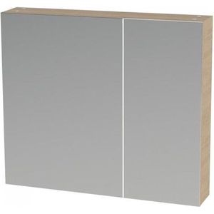 Tiger S-Line spiegelkast 80x70cm naturel eiken