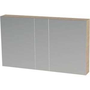 Tiger - S-line Spiegelkast - Naturel Eik - 120 cm - 2 Deuren