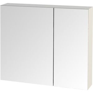 Tiger - S-line Spiegelkast - Hoogglans Wit - 80x70cm