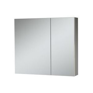 Tiger S-line Spiegelkast 80 cm met 2 enkelzijdige spiegeldeuren Mat wit