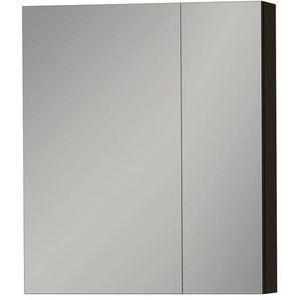 Tiger S-line Spiegelkast 60 cm met 2 enkelzijdige spiegeldeuren Mat zwart