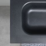 Tiger S-Line wastafel 60x45cm mat zwart