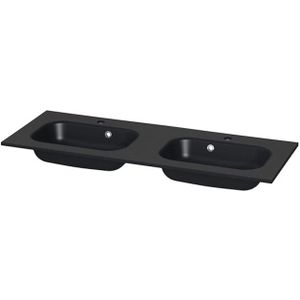Wastafel Tiger S-line Oval 120 cm Mat Zwart