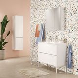 Tiger - S-Line Loop Poten - Mat Wit - Metaal - 2 Stuks